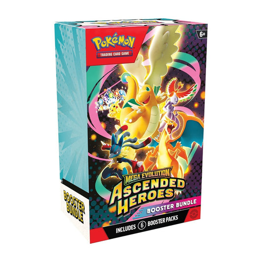 Pokémon TCG: Mega Evolution-Ascended Heroes Booster Bundle (6 Packs) (PRE-ORDER)